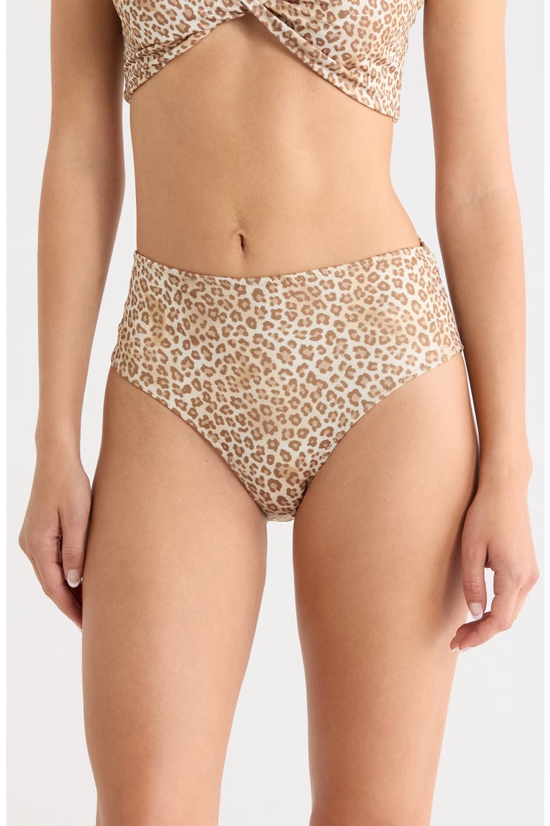 Dina Leopard Bikini Bottoms, Main, color, LIGHT LEOPARD
