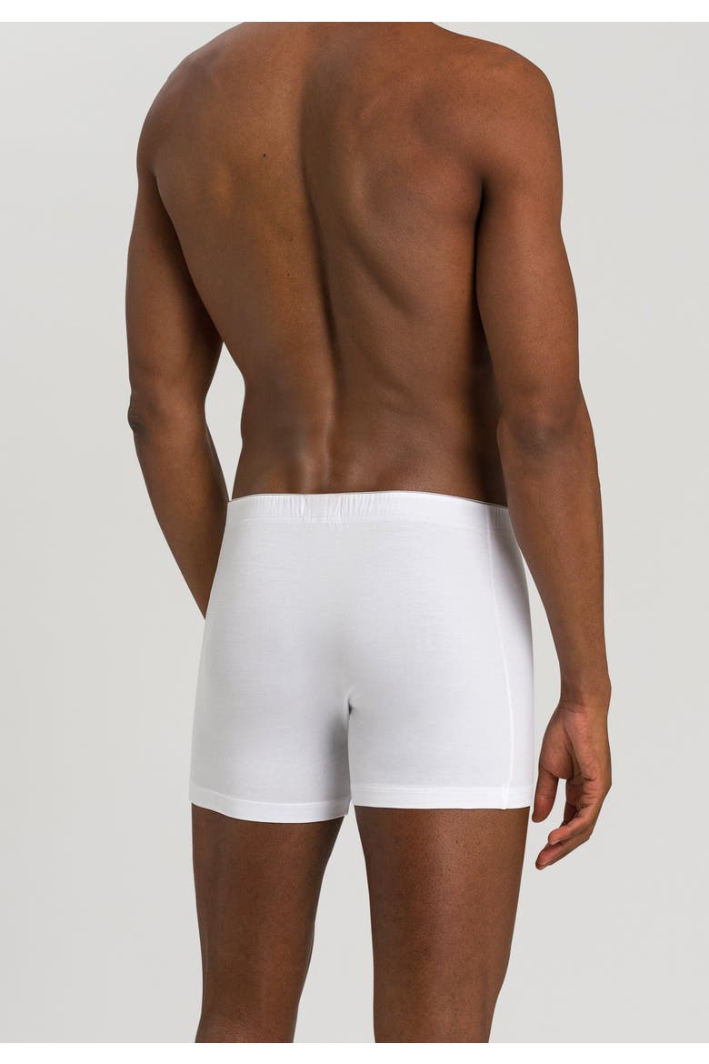 Cotton Superior Long Leg Boxer Brief, Alternate, color, White