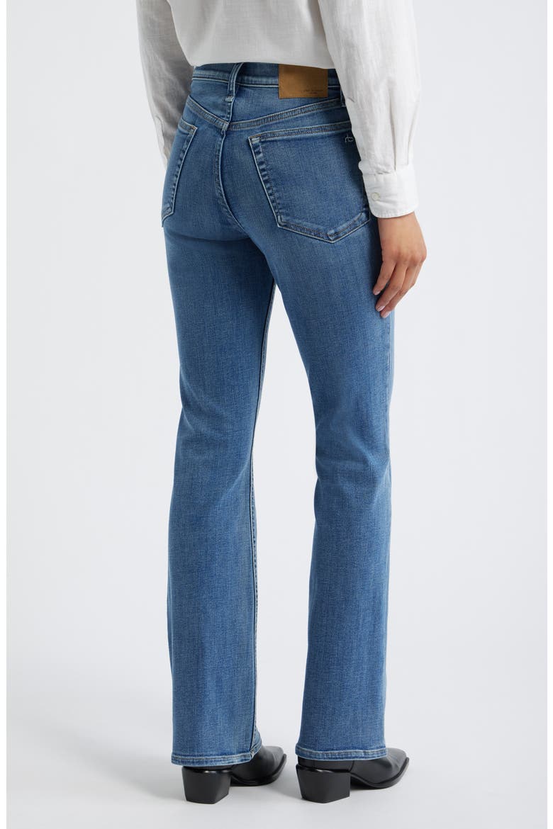 Flexi Peyton Mid Rise Full Length Bootcut Jeans, Alternate, color, ACCORD