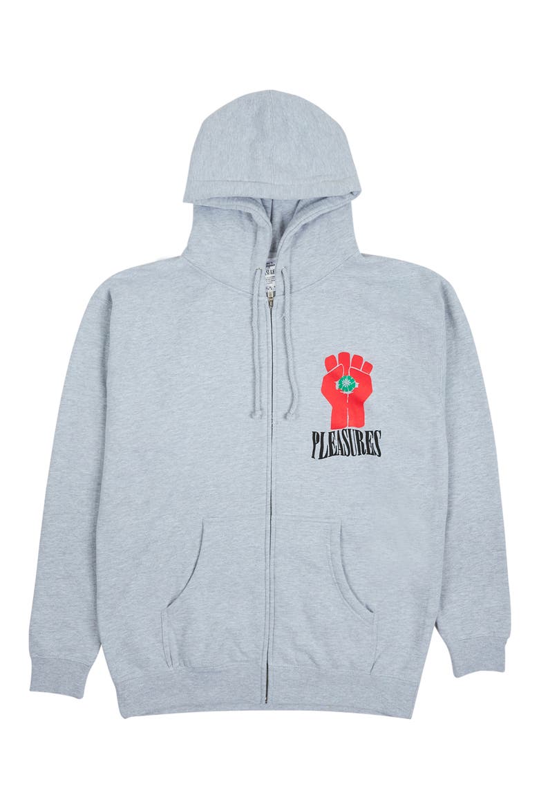 HST Graphic Zip Hoodie, Alternate, color, GREY HEATHER