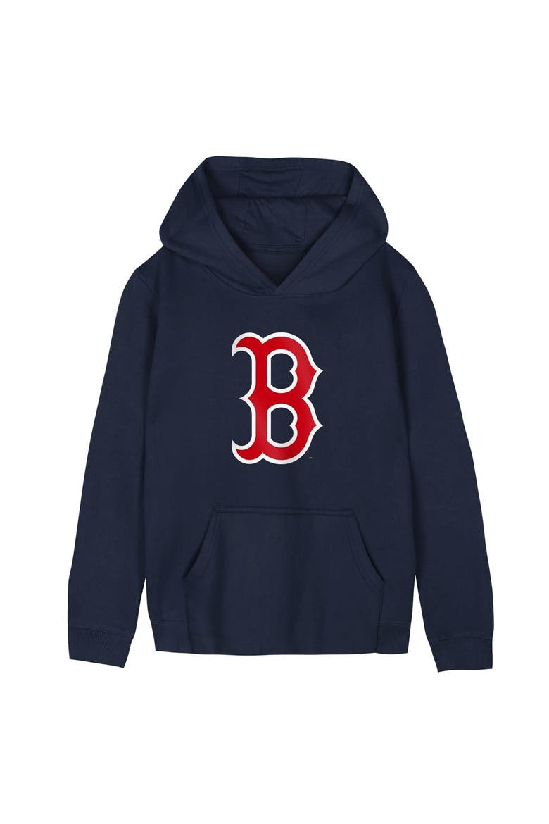 Preschool Outerstuff  Navy Boston Red Sox Primary Logo Fleece Hoodie, Main, color, Navy