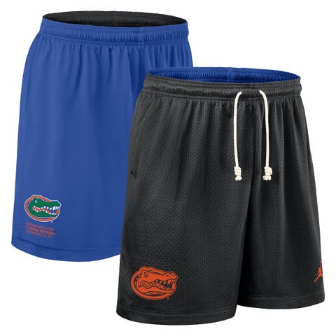 Men's Jordan Brand Black/Royal Florida Gators 2025 Sideline Reversible Performance Shorts