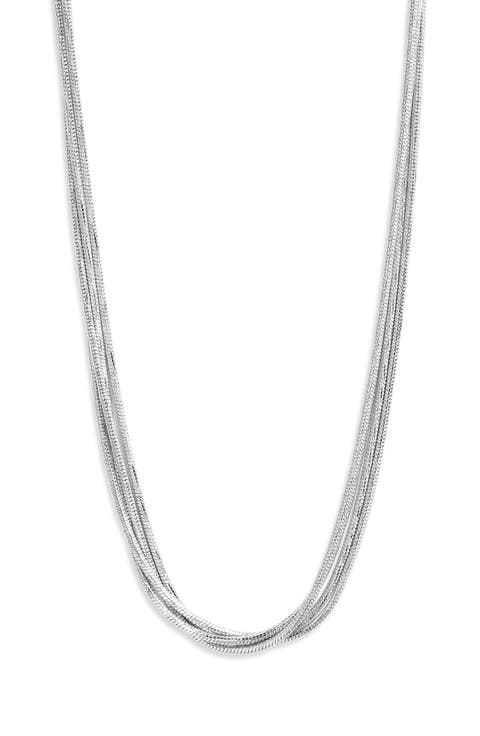 Layered Snake Chain Necklace