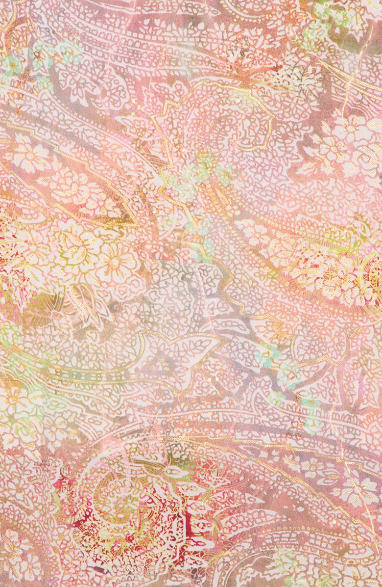 La Fiorentina Paisley Cover-Up Pareo, Alternate, color,