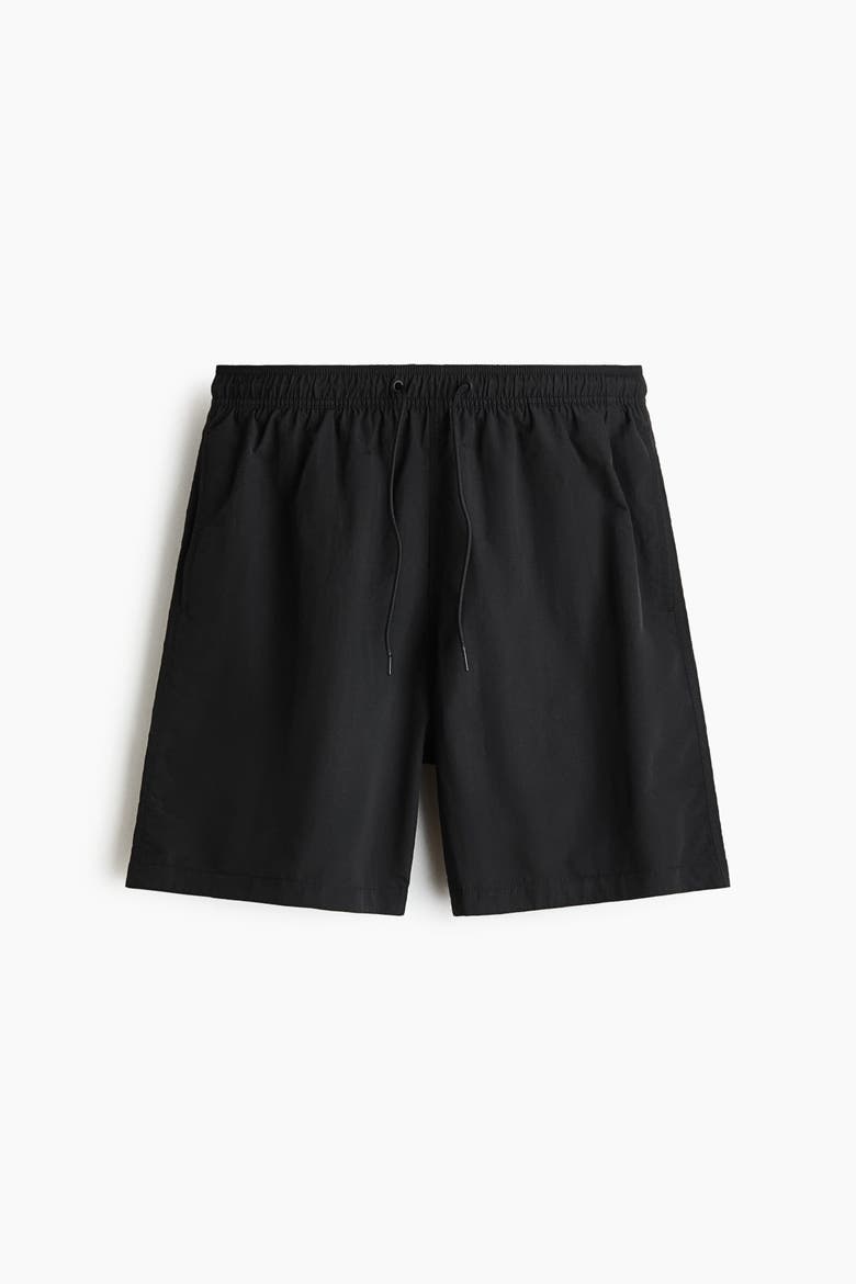 Short Swim Shorts, Alternate, color, Black