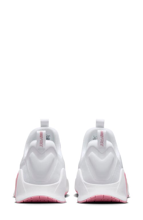 Nike Free Metcon 6 Training Shoe In White/elemental Pink