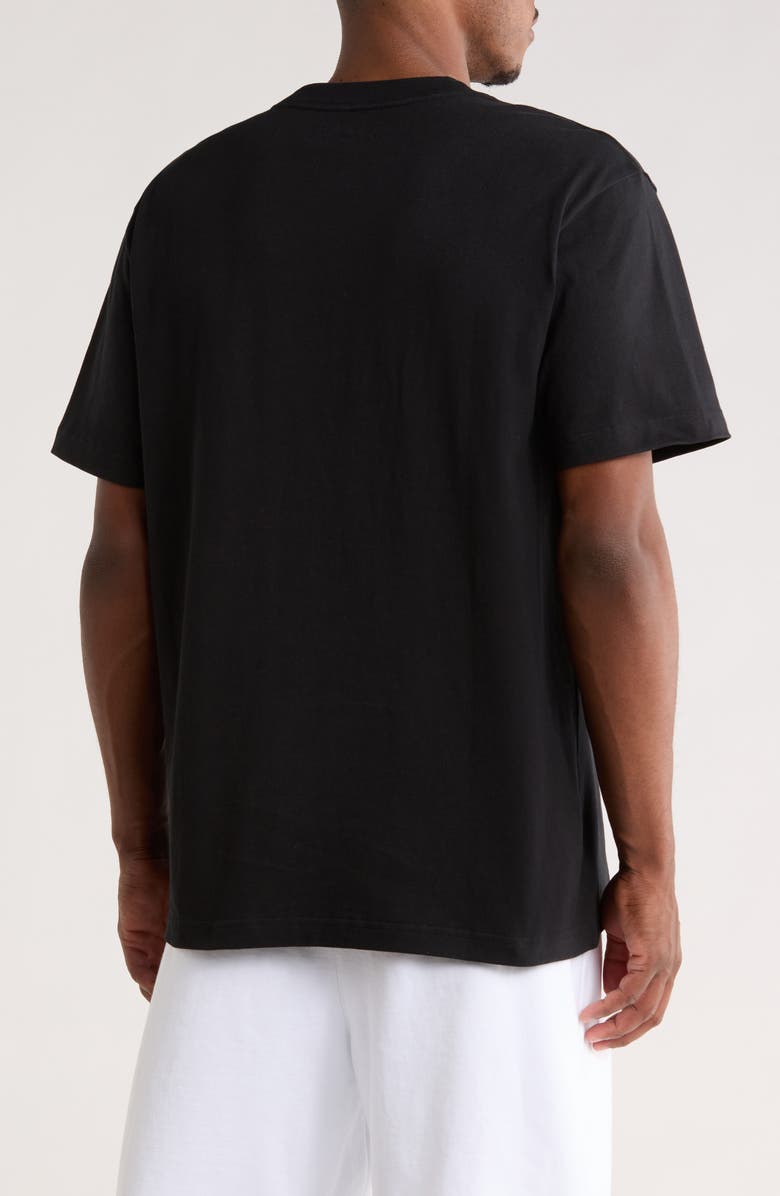 PURPLE BRAND Blurred Lines Cotton Graphic T-Shirt, Alternate, color, Black