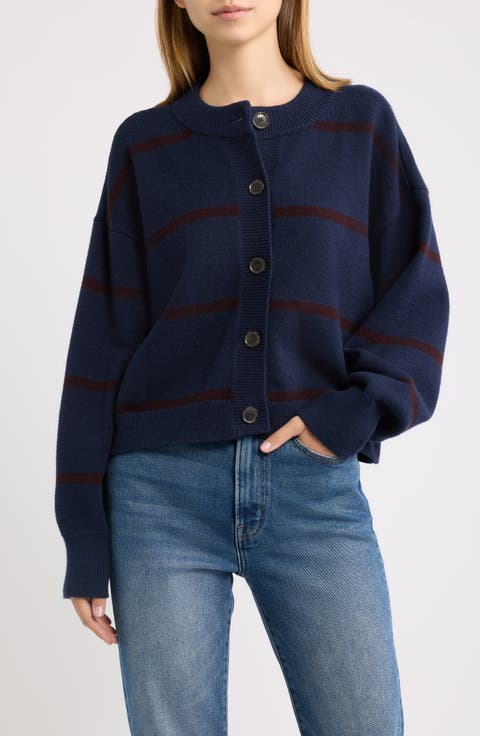 Easy Femme Striped Cardigan