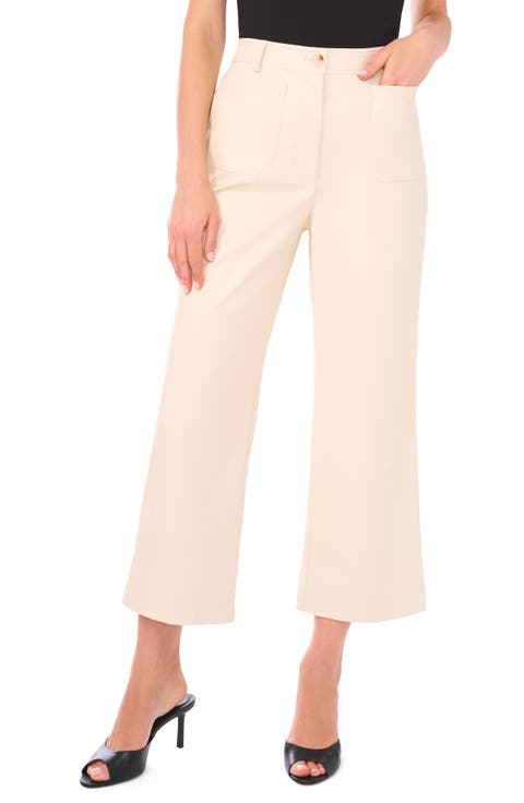 Patch Pocket Coated Pants