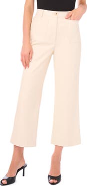 Vince Camuto Patch Pocket Faux Leather Pants