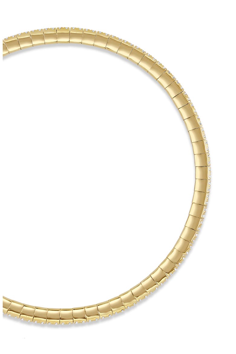18K Gold Bardot Diamond Stretch Bracelet, Alternate, color, 18K YELLOW GOLD/ DIAMOND