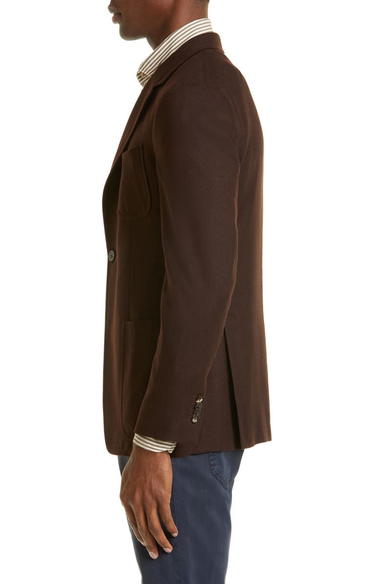 Boglioli Herringbone Silk Sport Coat, Alternate, color,