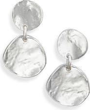 Karine Sultan Medallion Disc Drop Earrings