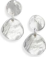 Karine Sultan Medallion Disc Drop Earrings