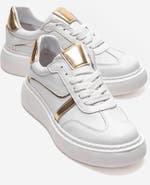 Forever & Always Shoes Ivara Leather Everyday Sneaker