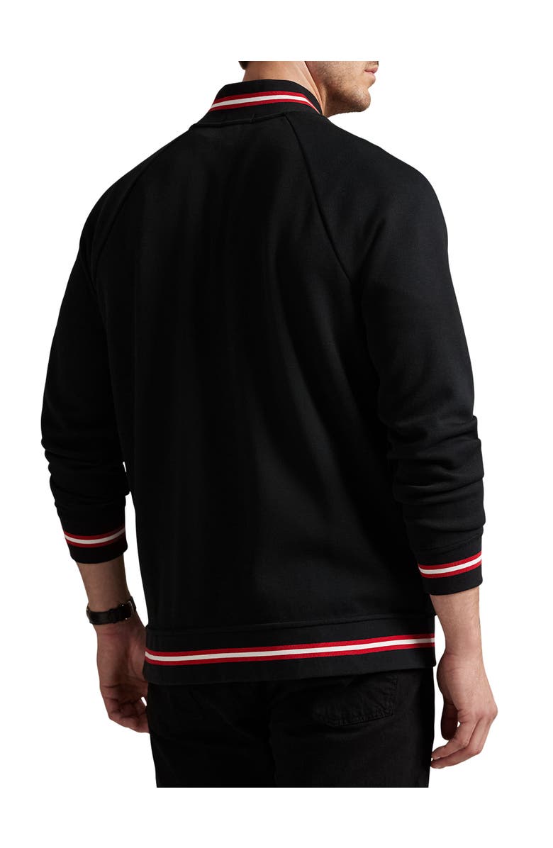 Polo Ralph Lauren Big
Tall Double-Knit Mesh Bomber Jacket, Alternate, color, Polo Black Multi