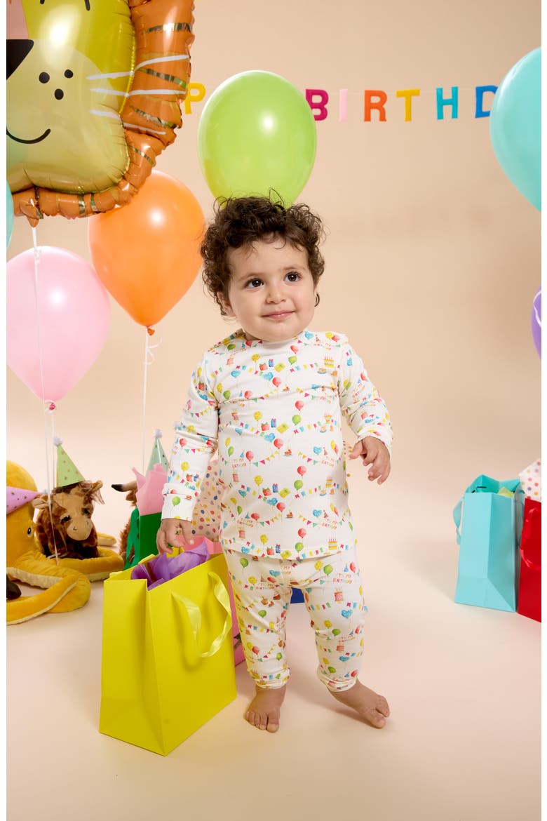 Kids' Birthday Babe Two-Piece Pajamas, Alternate, color, BIRTH