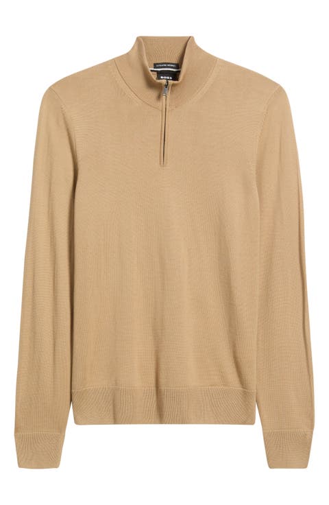 Ebenji Wool Quarter Zip Sweater