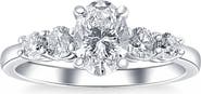 Bliss Diamond 1 1/2Ct TW Oval Cut Engagement Ring 14k Gold Lab Grown