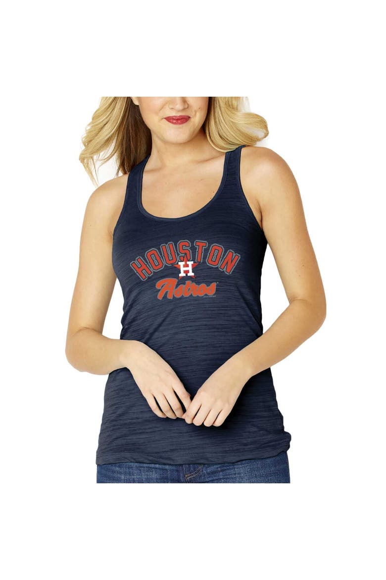 Women's Soft as a Grape Navy Houston Astros Multicount Racerback Tank Top, Alternate, color, Navy