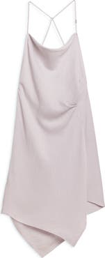Helmut Lang Scarf Hem Knot Slipdress