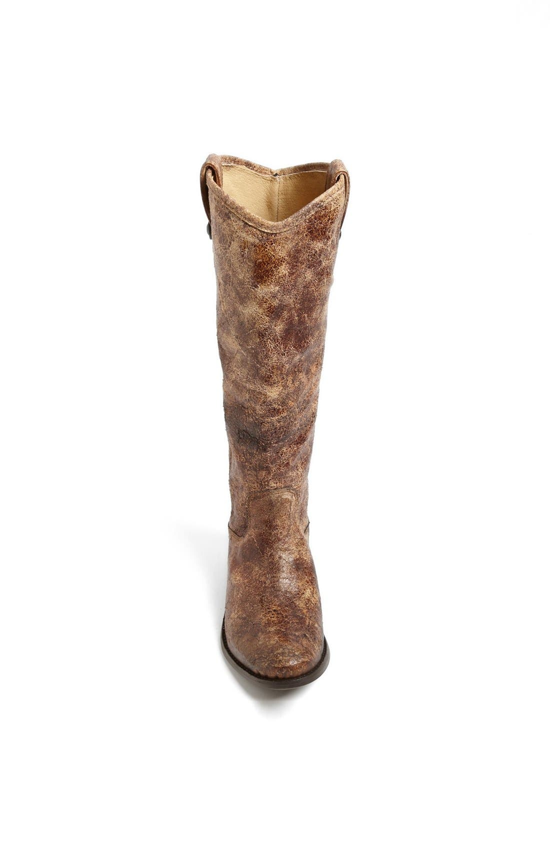 'Melissa Button' Leather Riding Boot, Alternate, color, WHISKEY