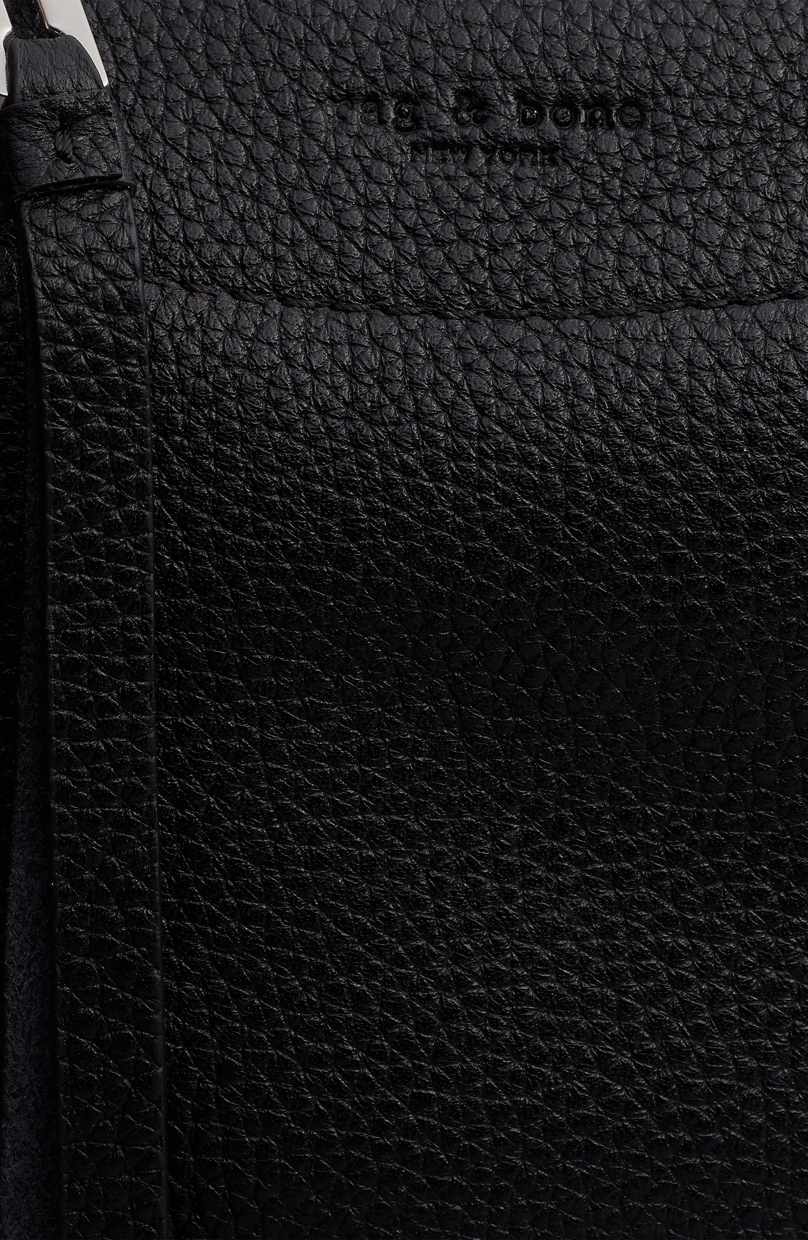 rag & bone Mini Belize Leather Bucket Bag, Alternate, color, 