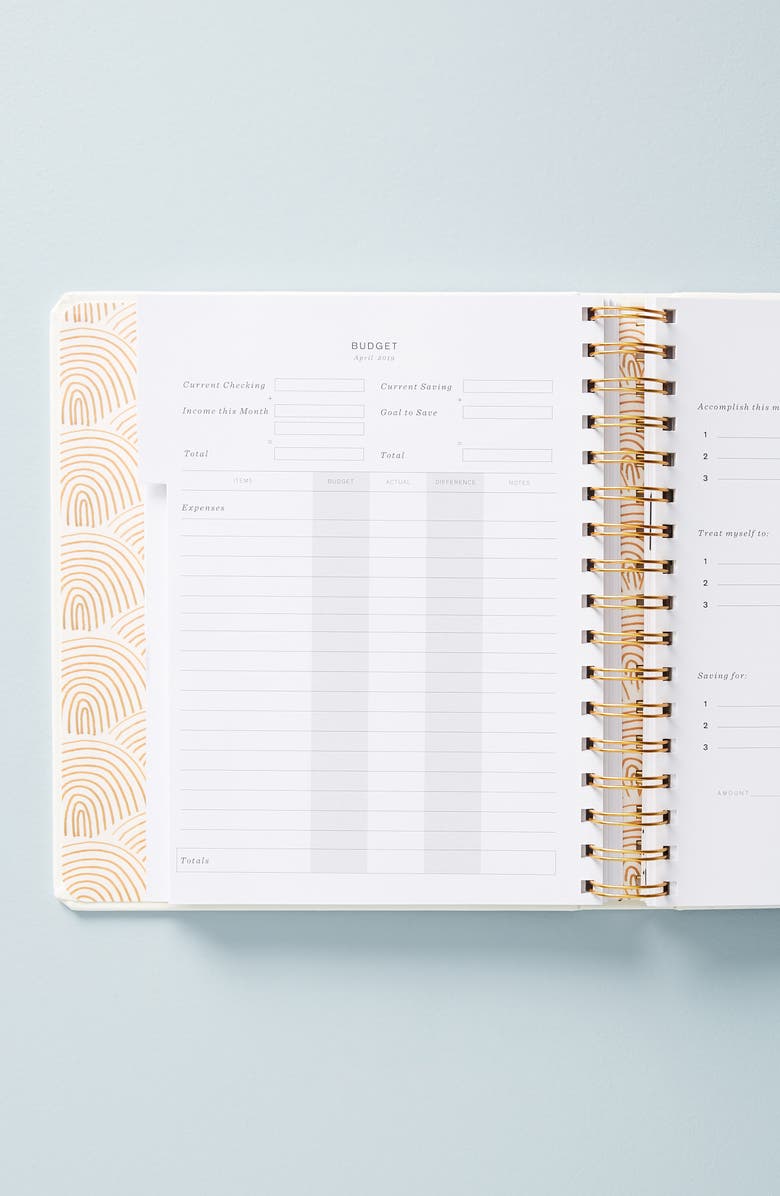 Anthropologie Home Anthropologie Ashley Mary 17-Month Hardcover Planner, Alternate, color, 