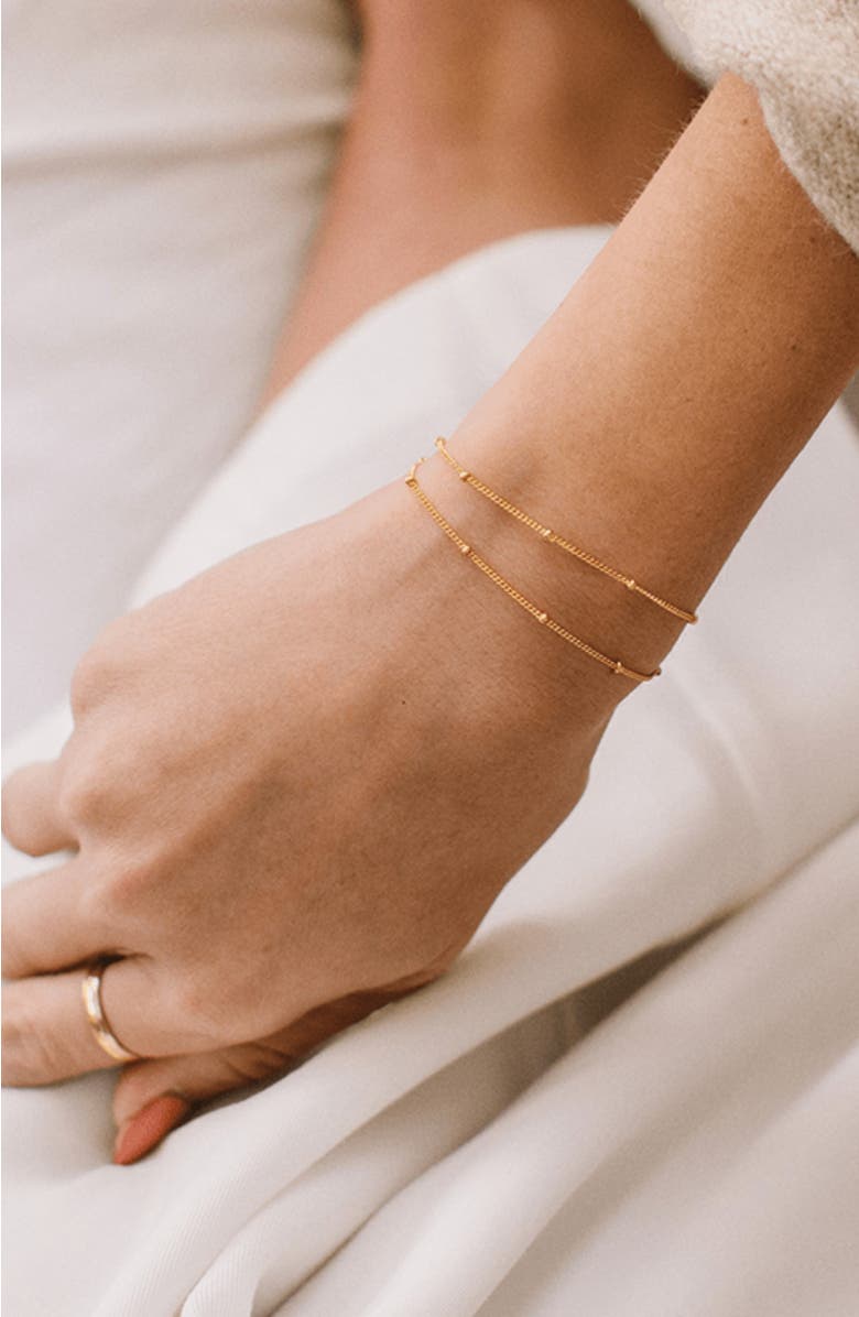 MADE BY MARY Satellite Bracelet, Alternate, color, Gold Filled