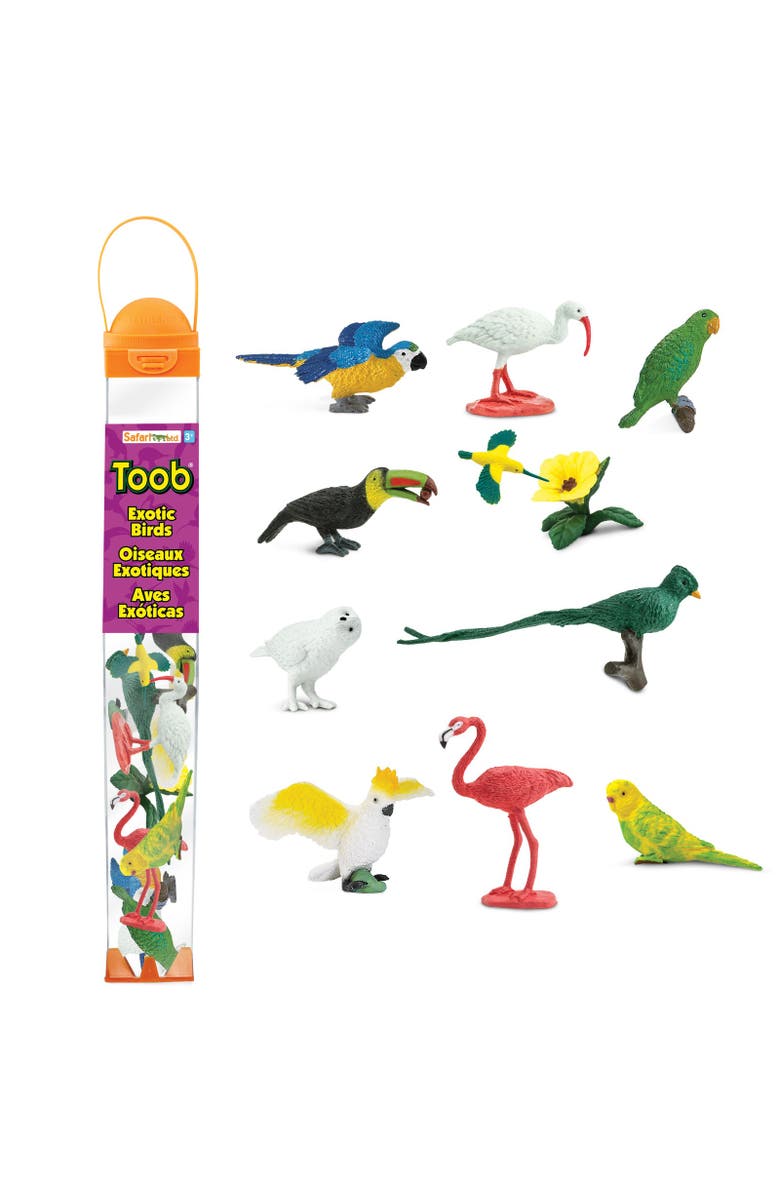 Safari Ltd. Exotic Birds Toy, Main, color, NO COLOR