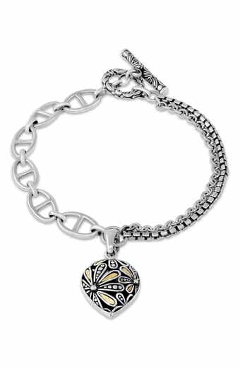 SAMUEL B. Floral Charm Bracelet