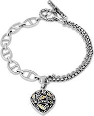 SAMUEL B. Floral Charm Bracelet