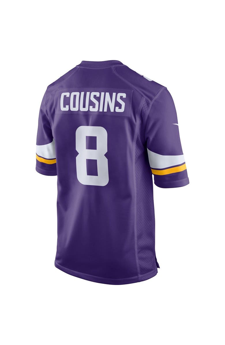 Nike Men's Nike Kirk Cousins Purple Minnesota Vikings Game Jersey, Alternate, color,