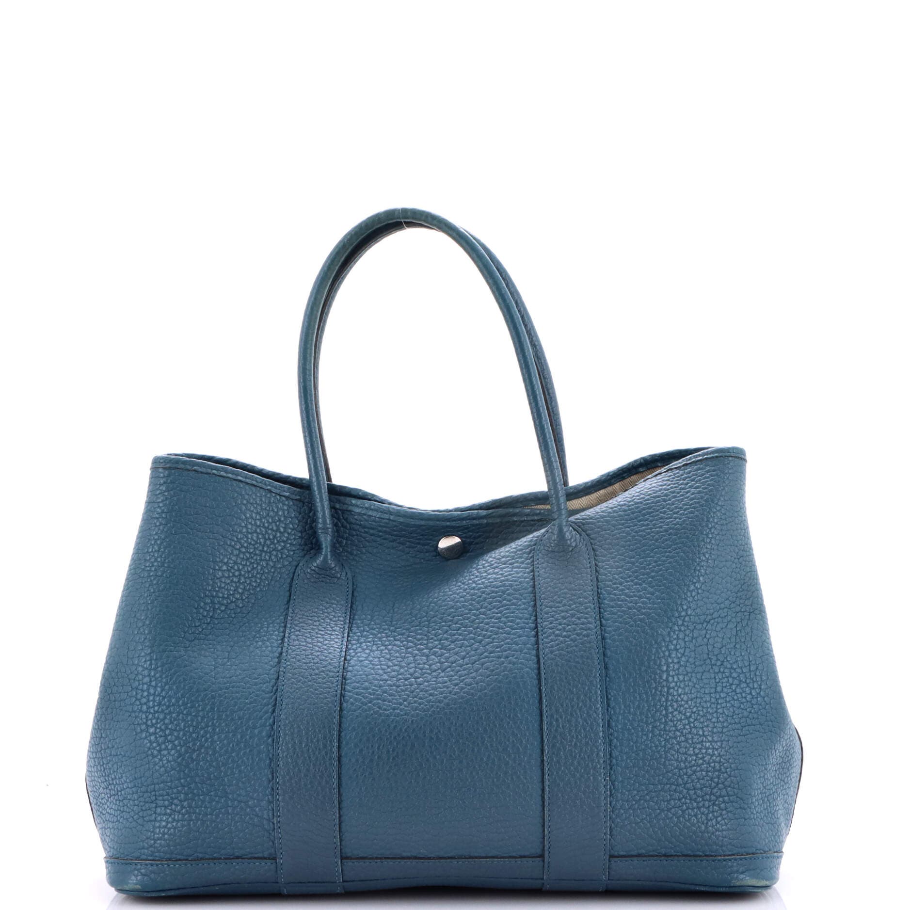 Pre-Owned Hermes Garden Party Tote Leather 36, Alternate, color, Colvert