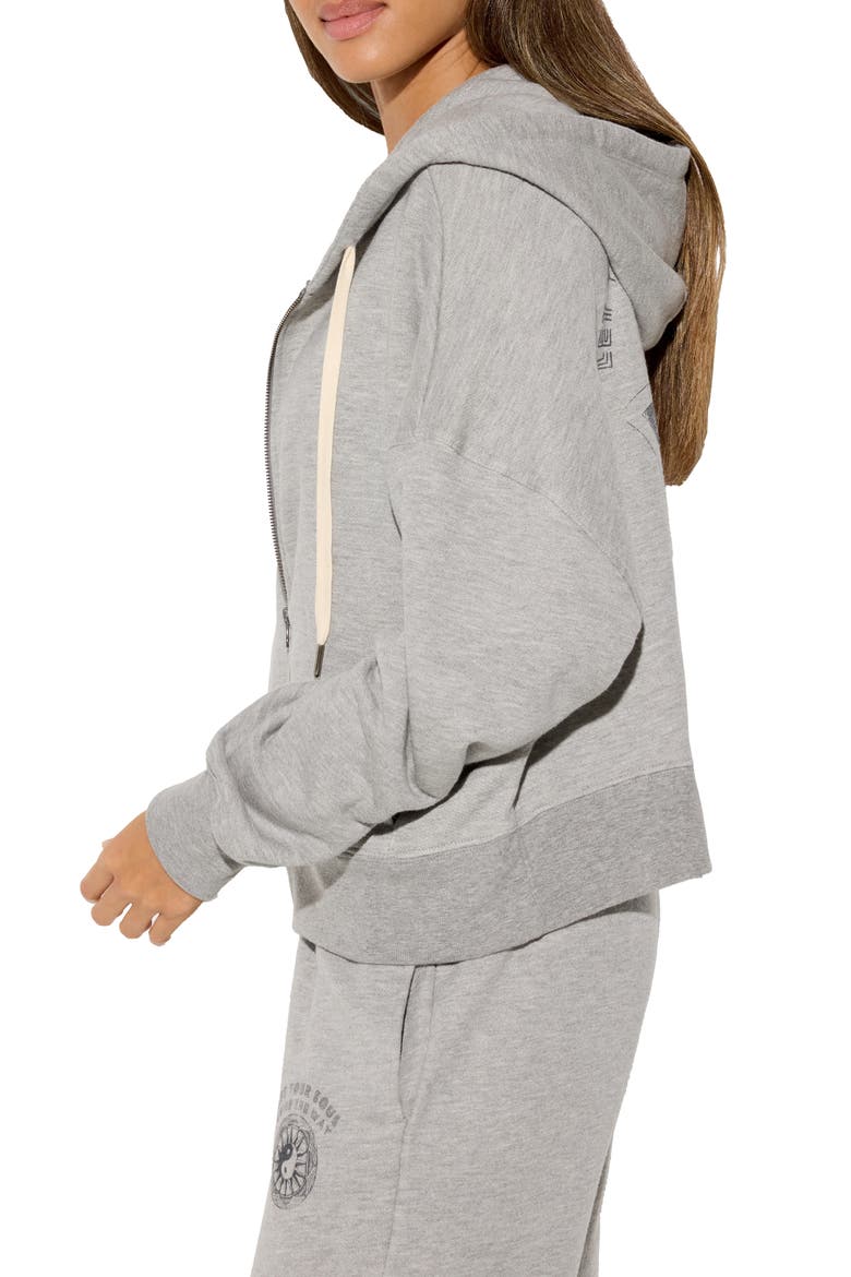 Soul Guide Muse Zip Hoodie, Alternate, color, LIGHT HEATHER GREY