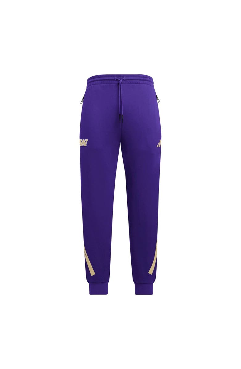 adidas Purple Washington Huskies Z.N.E. Pants, Alternate, color, Purple