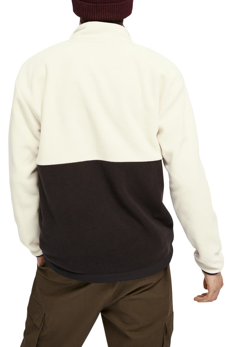 Half Zip Fleece Pullover, Alternate, color, IVORY