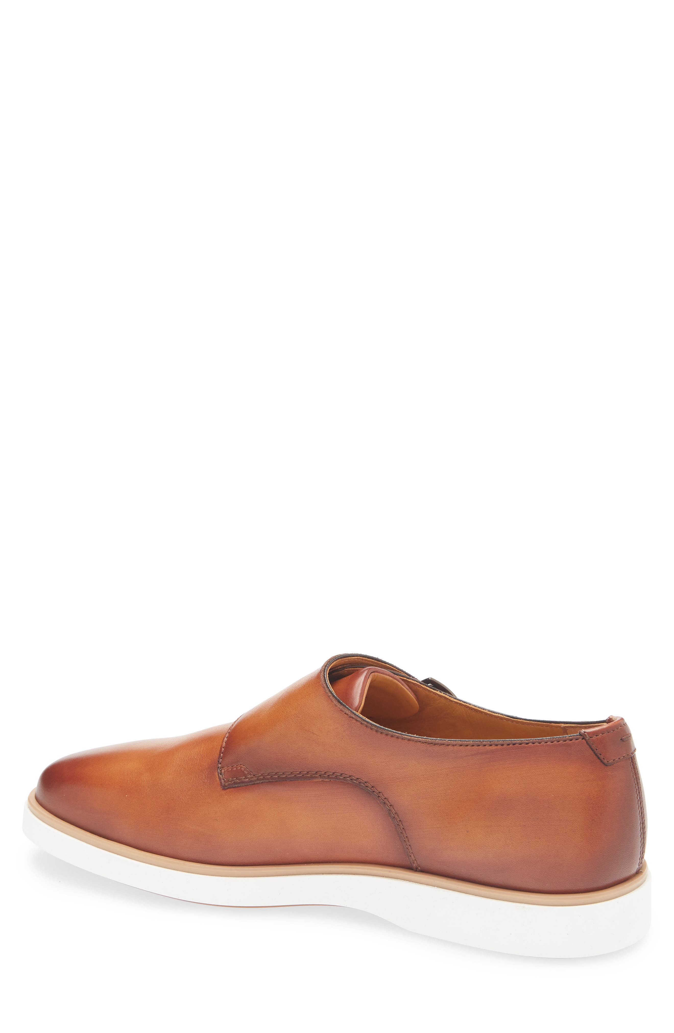 Lucca Double Monk Hybrid Shoe, Alternate, color, COGNAC