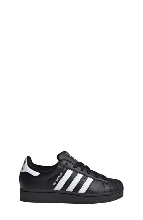Adidas Originals Adidas Superstar Sneaker In Black/white Superstar Logo