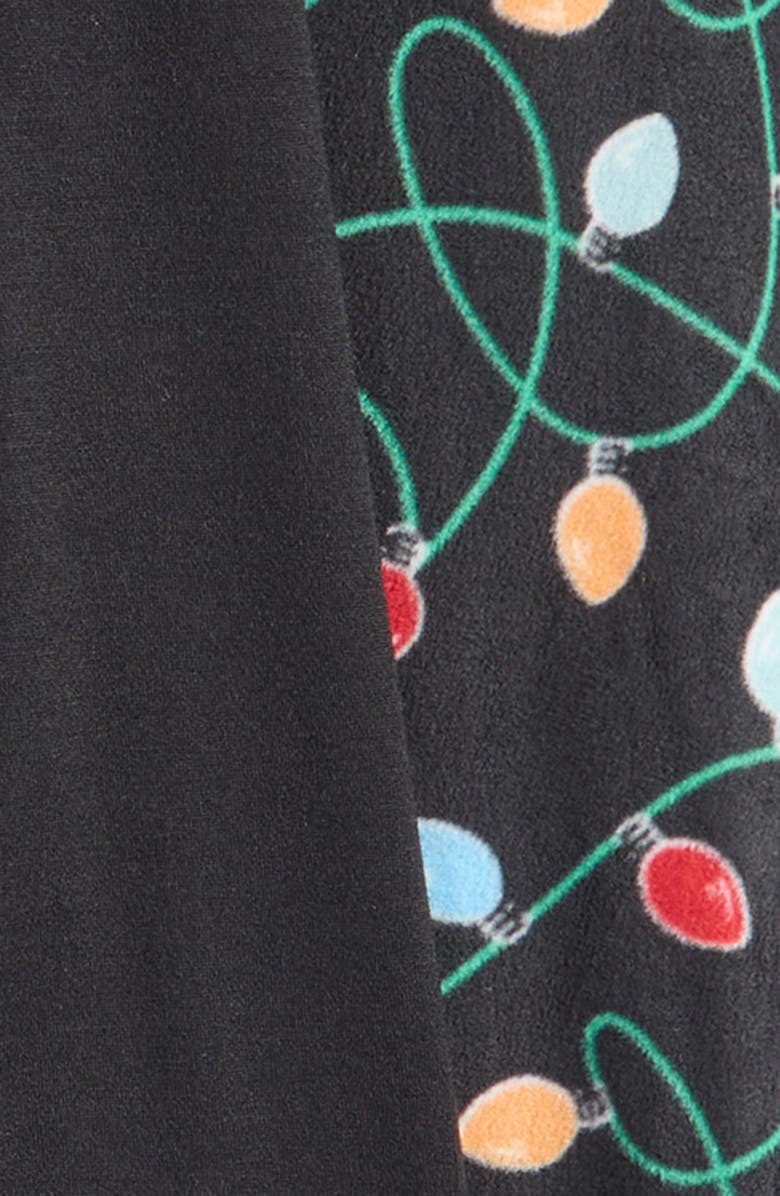 Nordstrom Kids
 Long Sleeve T-Shirt 
Fleece Pajama Pants Set, Alternate, color, 