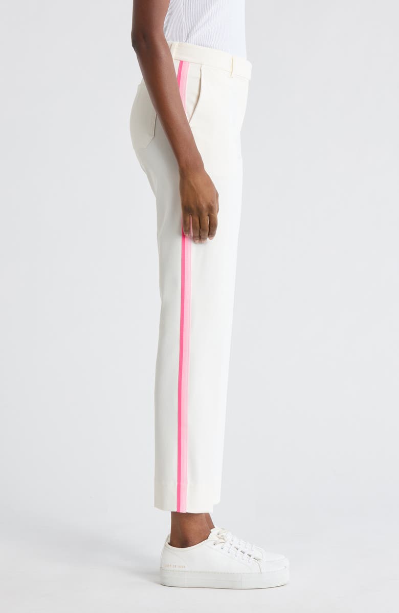 G/FORE Tux Shadow Straight Leg Golf Pants, Alternate, color, Chalk White