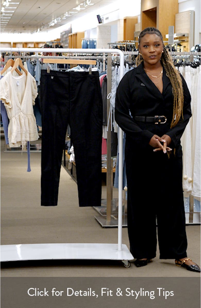 Double Faced Stretch Cotton Pants, sales video thumbnail