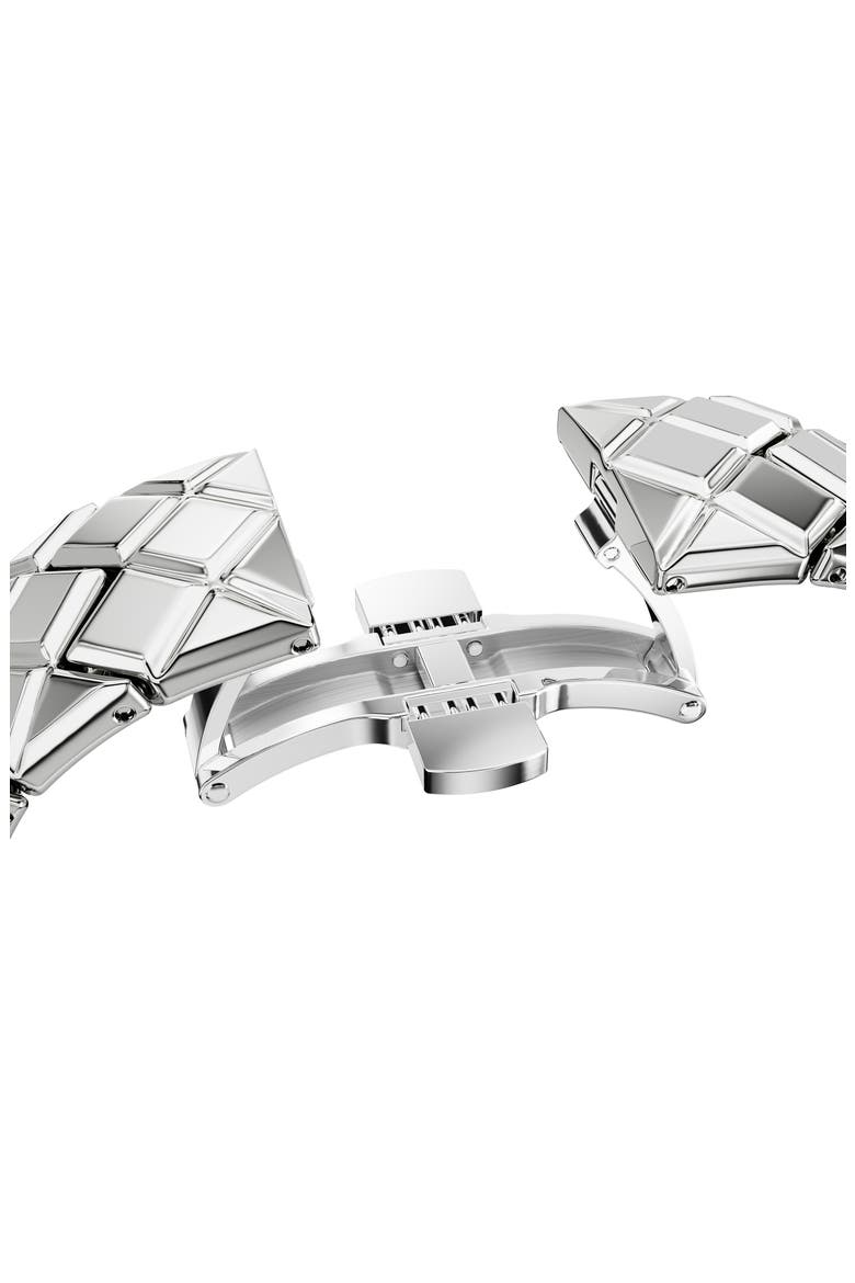 Curiosa Bangle Bracelet Watch, 20.5mm x 20mm, Alternate, color, SILVER