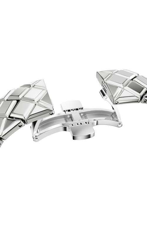 Swarovski Curiosa Bangle Bracelet Watch, 20.5mm X 20mm In Silver