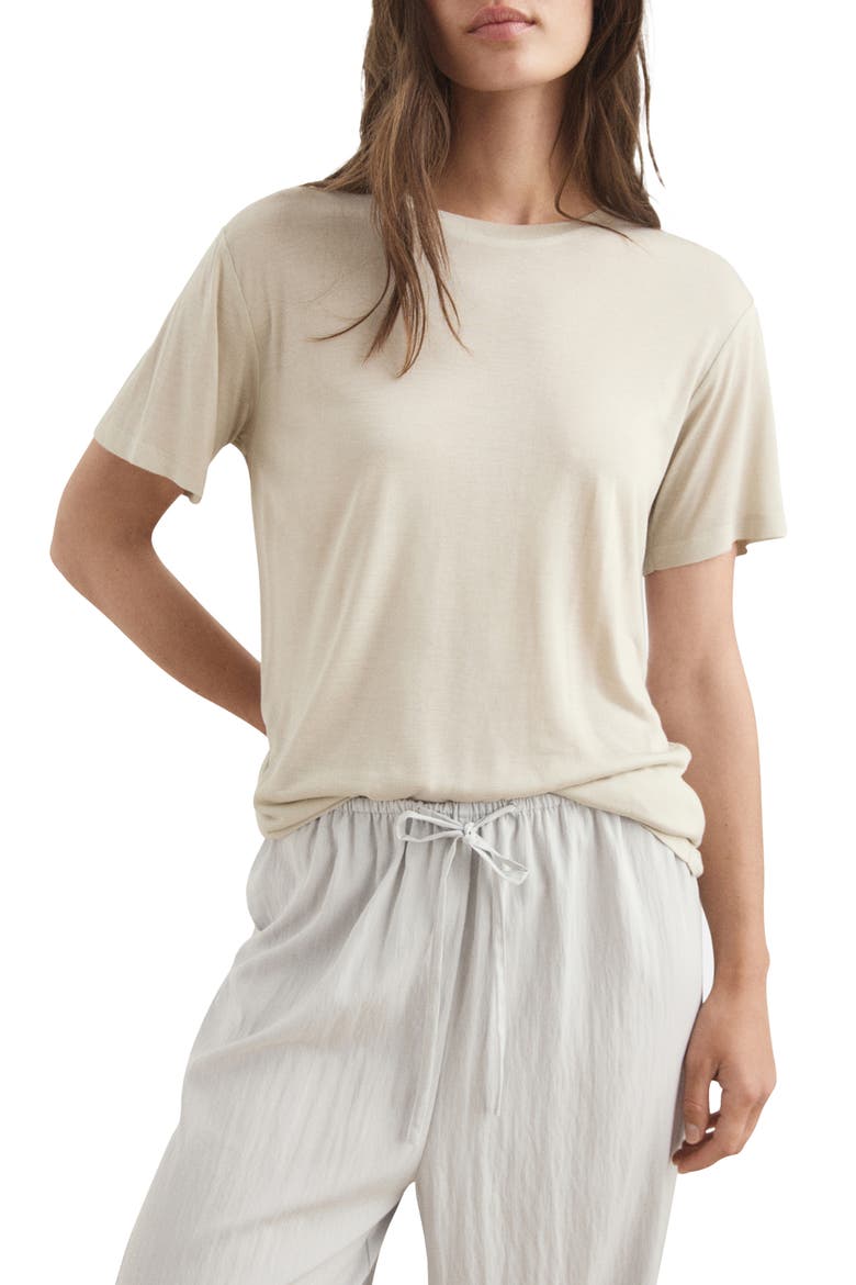 Garment Wash Modal Sleep T-Shirt, Main, color, PASTEL GREEN