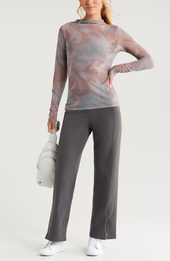 Zella Zelfit High Waist Wide Leg Pocket Pants | Nordstrom