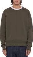Helmut Lang Pintuck Crewneck Sweater