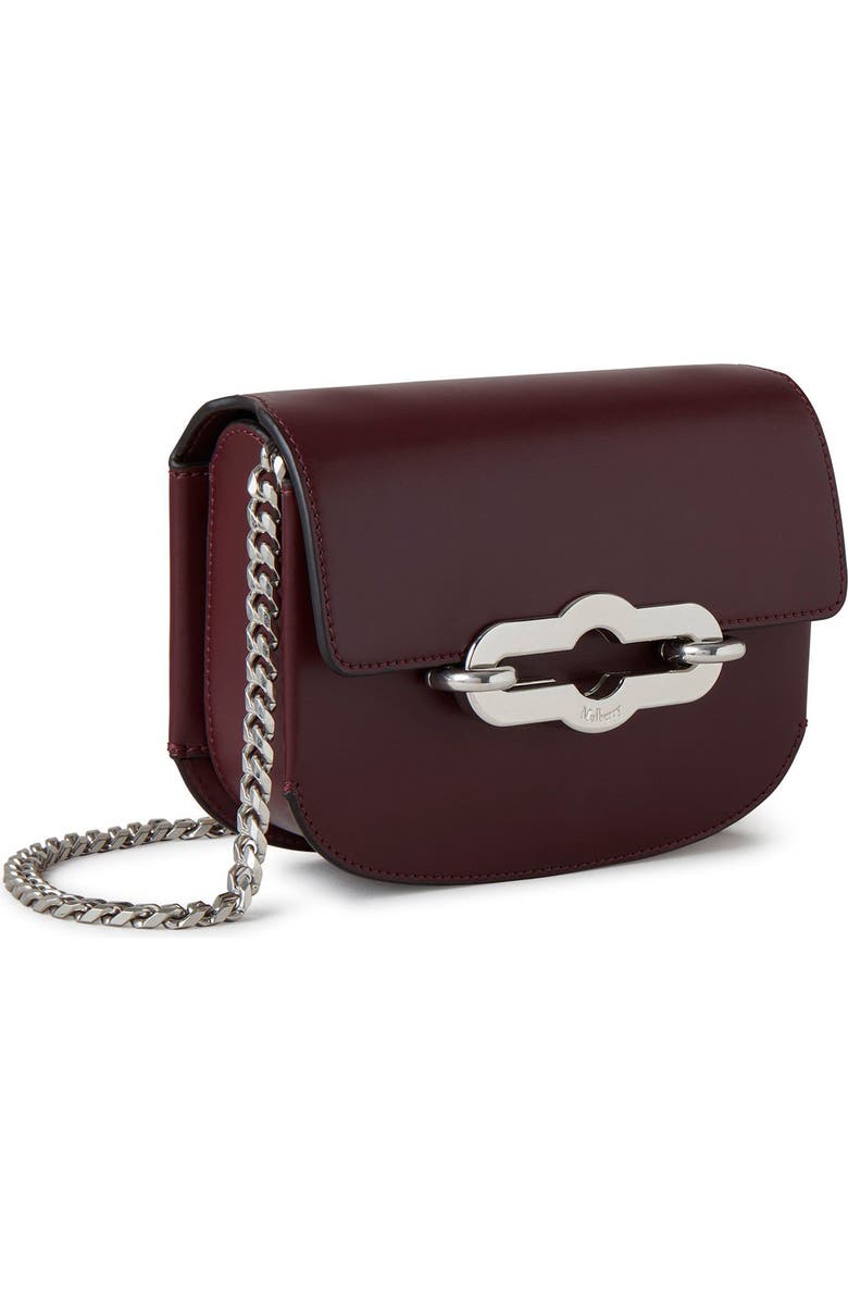 Mulberry Small Pimlico Super Luxe Leather Crossbody Bag, Alternate, color, Black Cherry