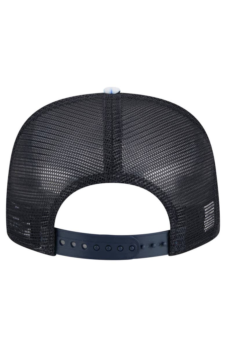 New Era Men's New Era Navy Seattle Mariners Adventure Pattern Golfer Trucker Snapback Hat, Alternate, color, 