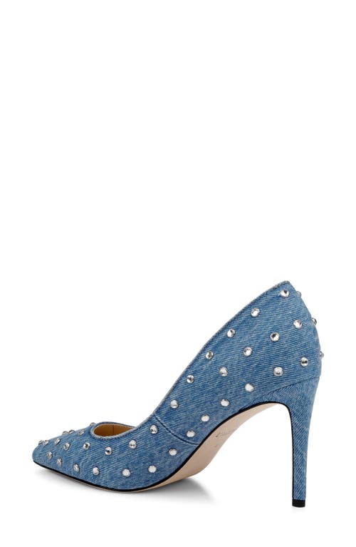 L Agence L'agence Lydie Pointed Toe Pump In Blue